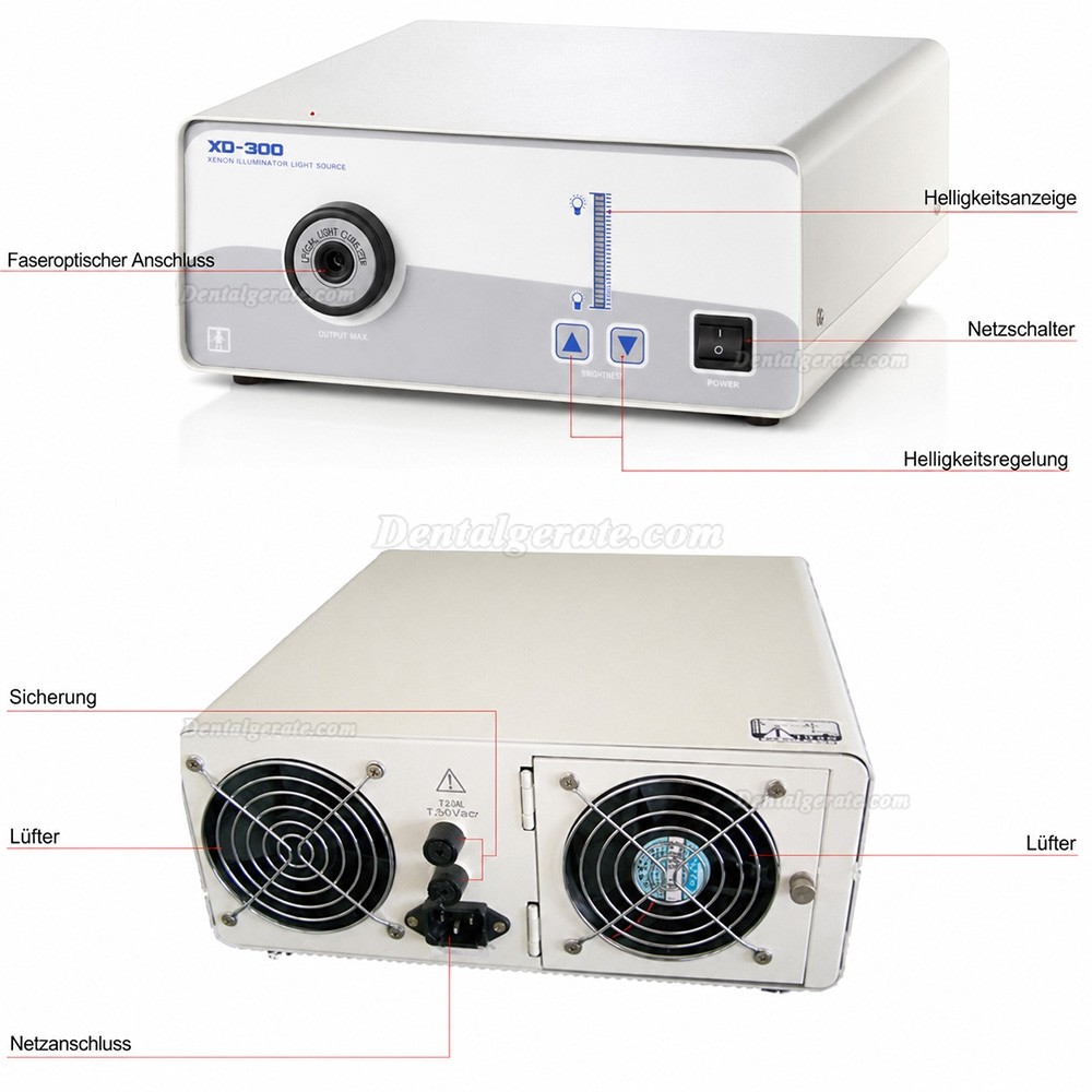 KWS XD-300-250W 250 W tragbare Endoskop-Xenon-Kaltlichtquelle mit hoher Helligkeit KWS XD-300-250W 250 W tragbare Endoskop-Xenon-Kaltlichtquelle mit hoher Helligkeit